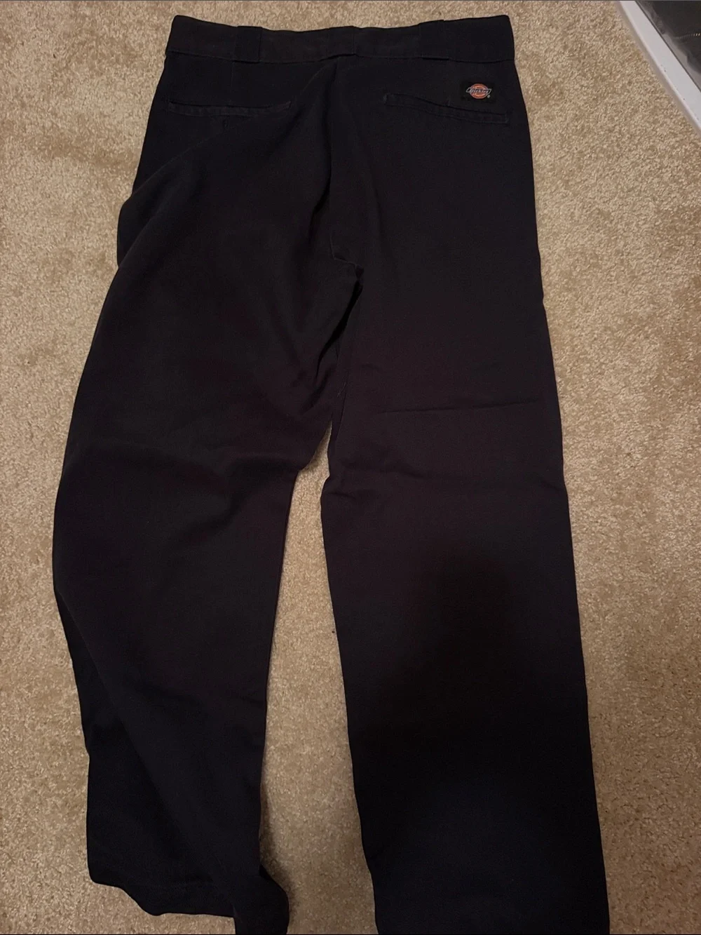 Dickies Black Straight-Leg Work Pants